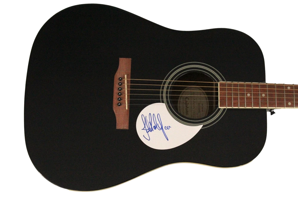 John Paul Jones Led Zeppelin Signed Autograph Gibson Epiphone Guitar Beckett COA