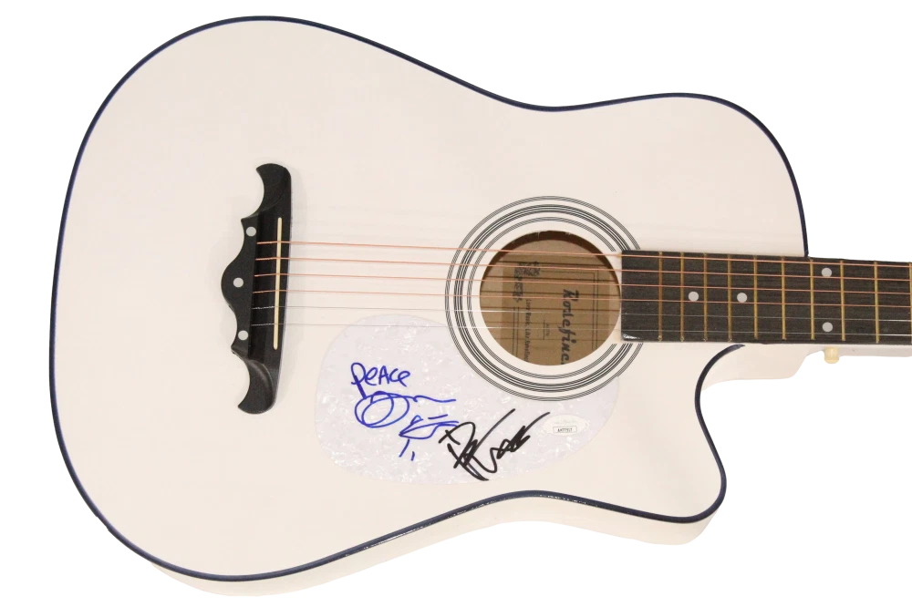 Dave Matthews & Tim Reynolds Signed Autograph Acoustic Guitar - DMB w/ JSA COA