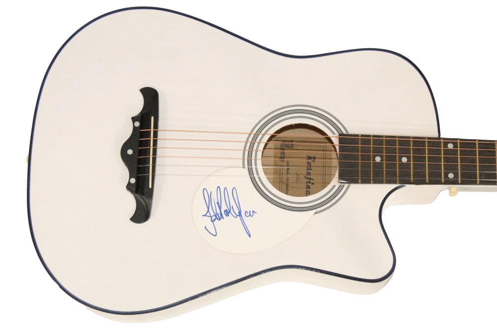 John Paul Jones Led Zeppelin Signed Autograph Acoustic Guitar w/ Beckett COA