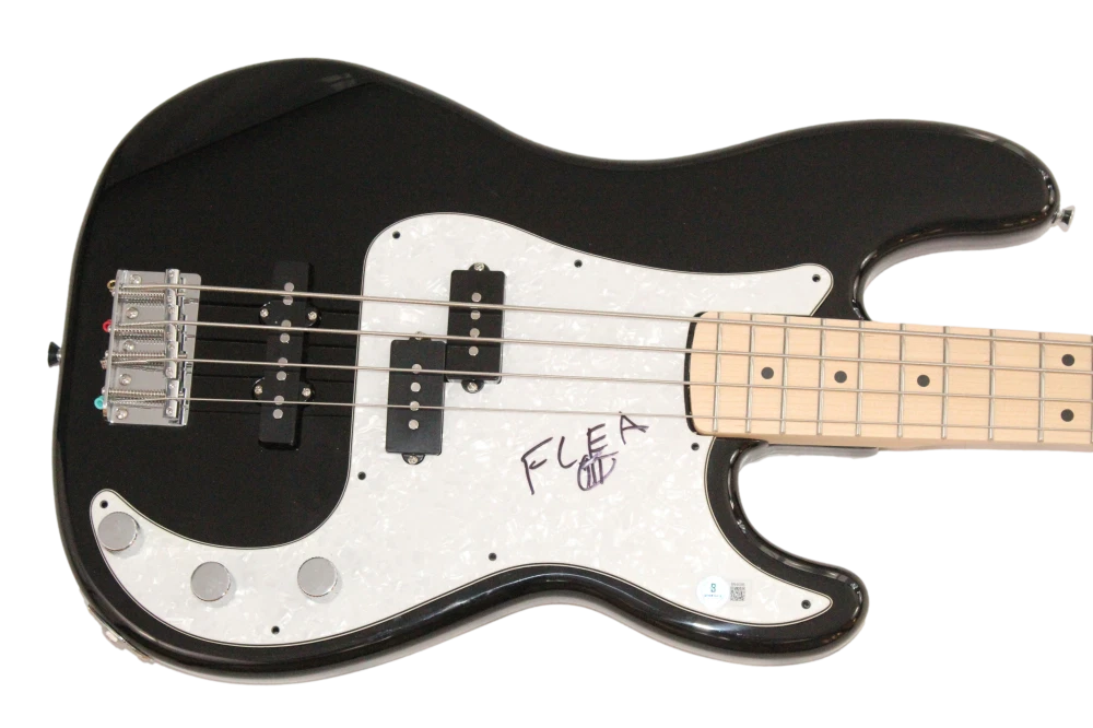 Flea RHCP Signed Autograph Fender Bass Guitar Red Hot Chili Peppers Beckett COA