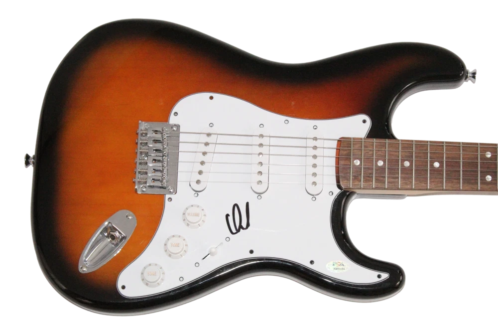 David Draiman Disturbed Signed Autograph Fender Electric Guitar w/ PSA COA