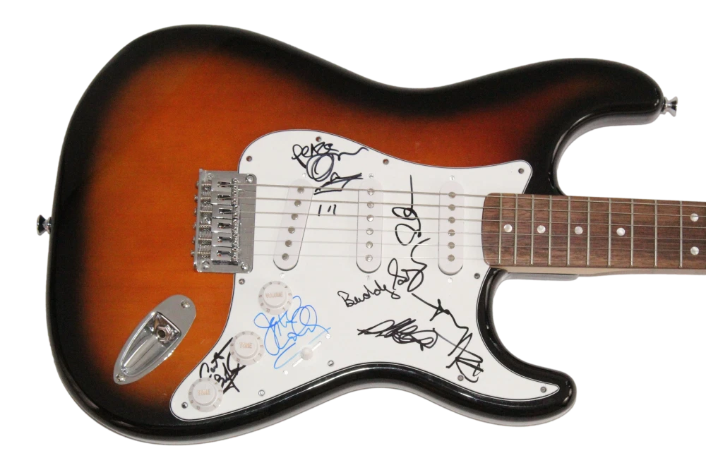 Dave Matthews Band x7 Signed Autograph Fender Guitar DMB w/ Beckett COA
