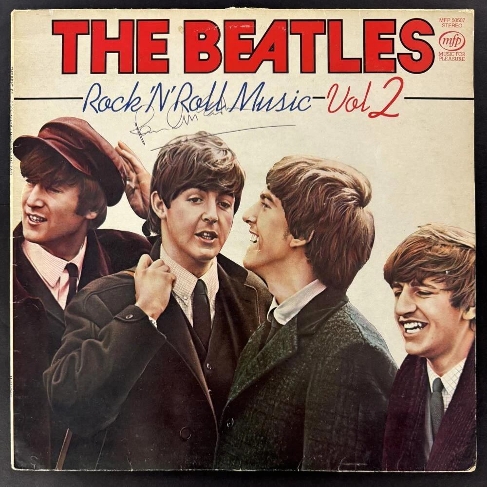 Paul McCartney The Beatles Signed Autograph Album Vinyl Record LP - JSA REAL COA