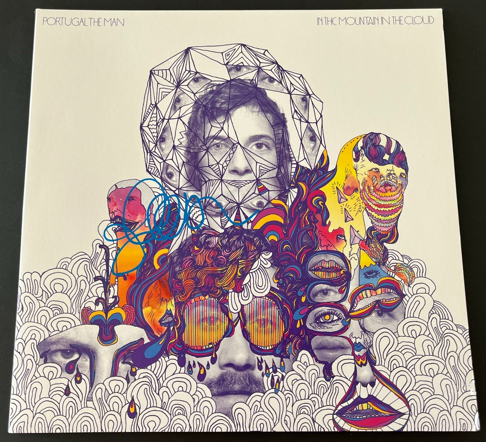 JOHN GOURLEY SIGNED PORTUGAL THE MAN IN THE MOUNTAIN IN THE COLD VINYL & BECKETT