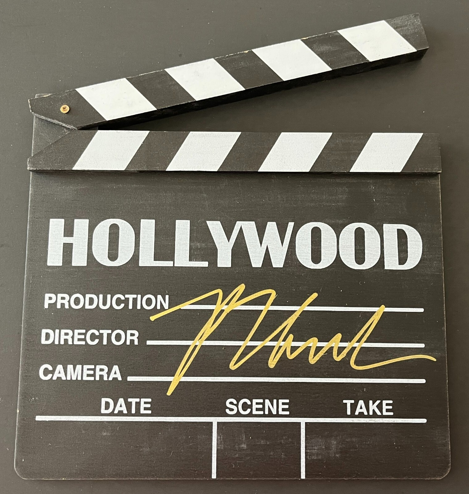 PAUL THOMAS ANDERSON SIGNED DIRECTOR'S CLAPBOARD CLAPPER w/PROOF & BECKETT COA