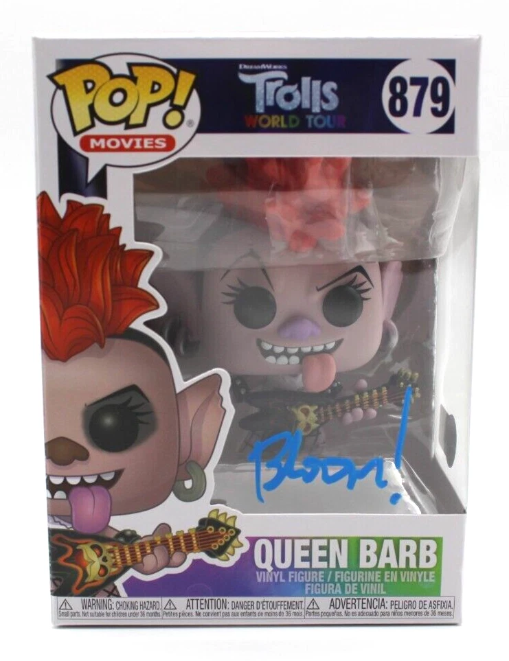 Rachel Bloom Trolls World Tour Queen Barb Signed Funko Pop w/Beckett COA BP89918