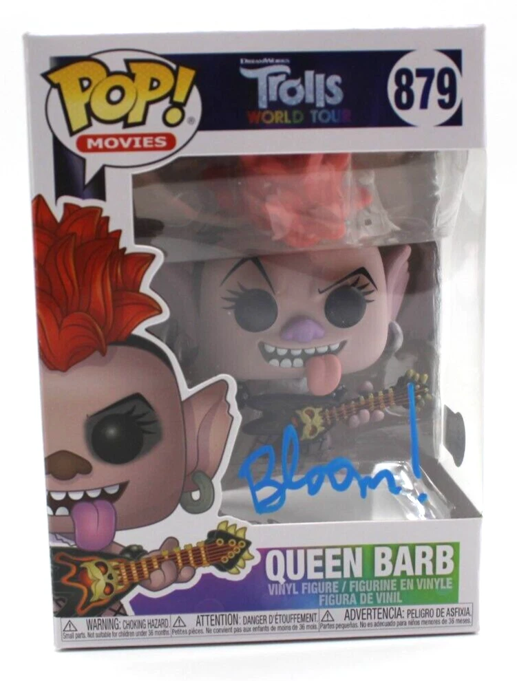 Rachel Bloom Trolls World Tour Queen Barb Signed Funko Pop w/Beckett COA BP89915