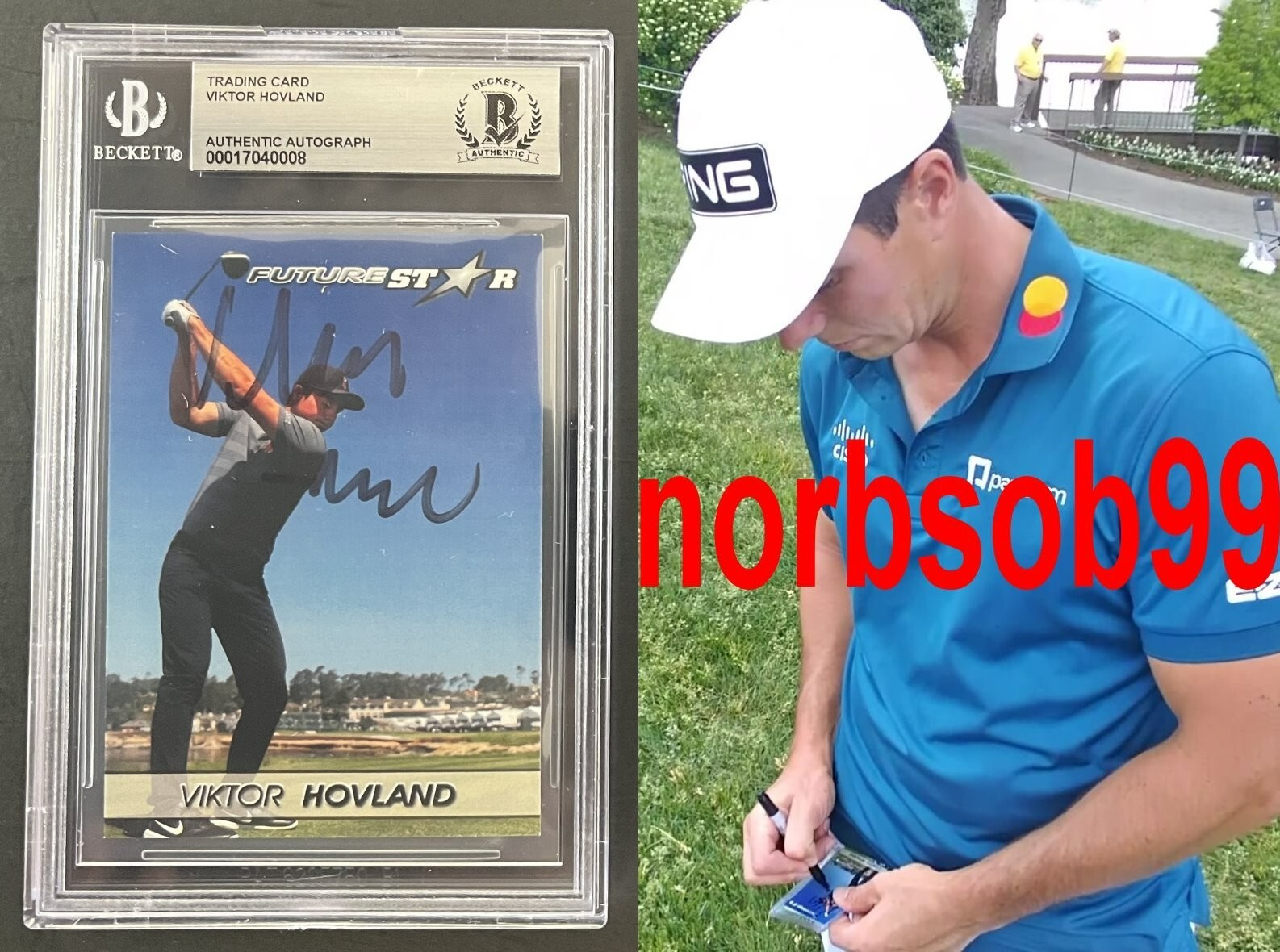 VIKTOR HOVLAND SIGNED 2019 FUTURE STAR ROOKIE CARD EXACT VIDEO PROOF BGS BECKETT COLLECTIBLE MEMORABILIA