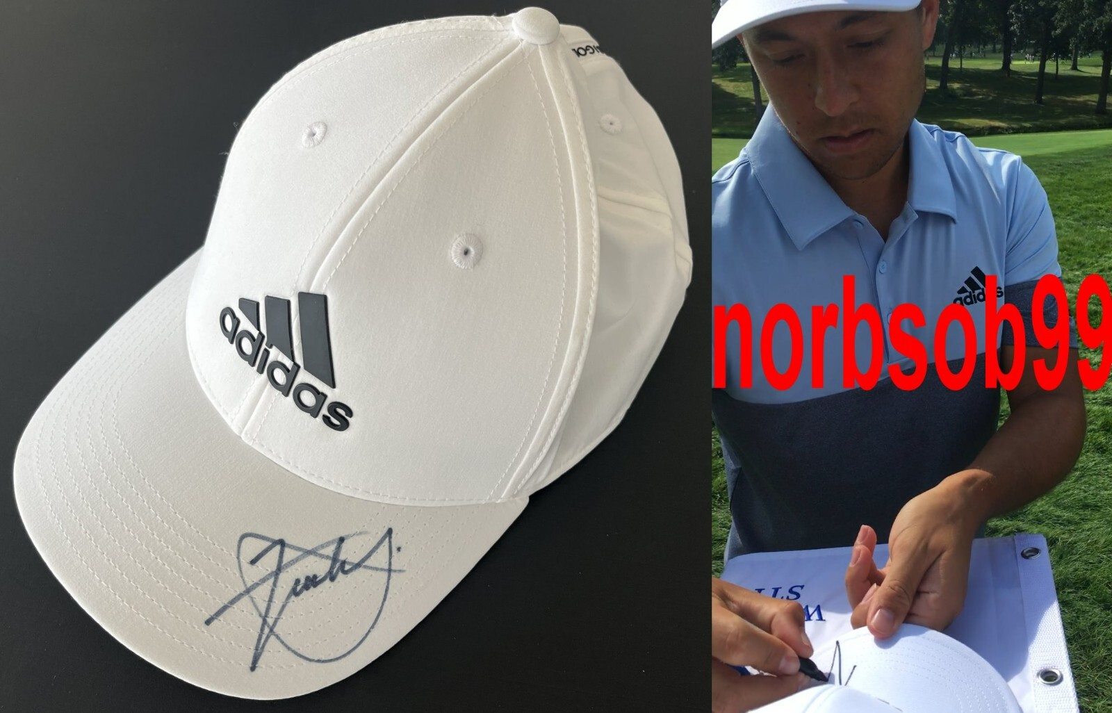 XANDER SCHAUFFELE SIGNED AUTOGRAPH NEW ADIDAS GOLF HAT EXACT PROOF & BECKETT COA COLLECTIBLE MEMORABILIA