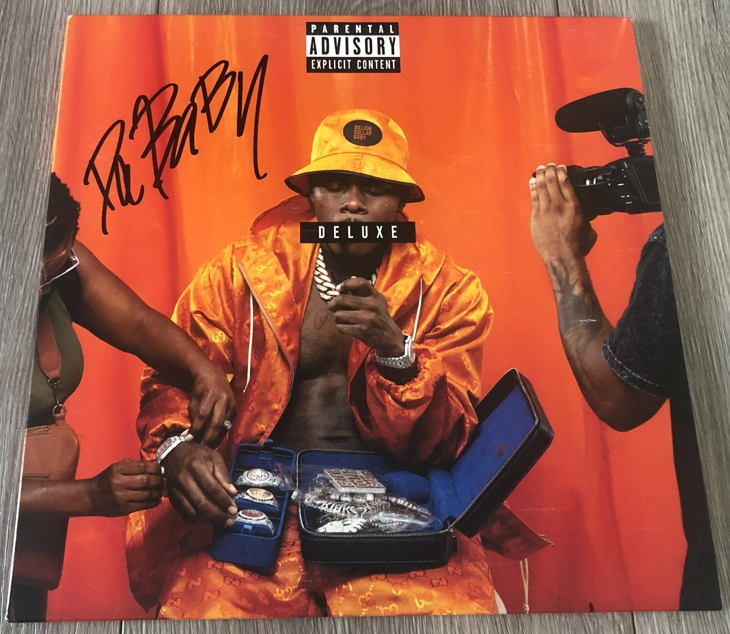 DA BABY SIGNED AUTOGRAPH BLAME IT ON BABY VINYL ALBUM RECORD LP & BECKETT COA