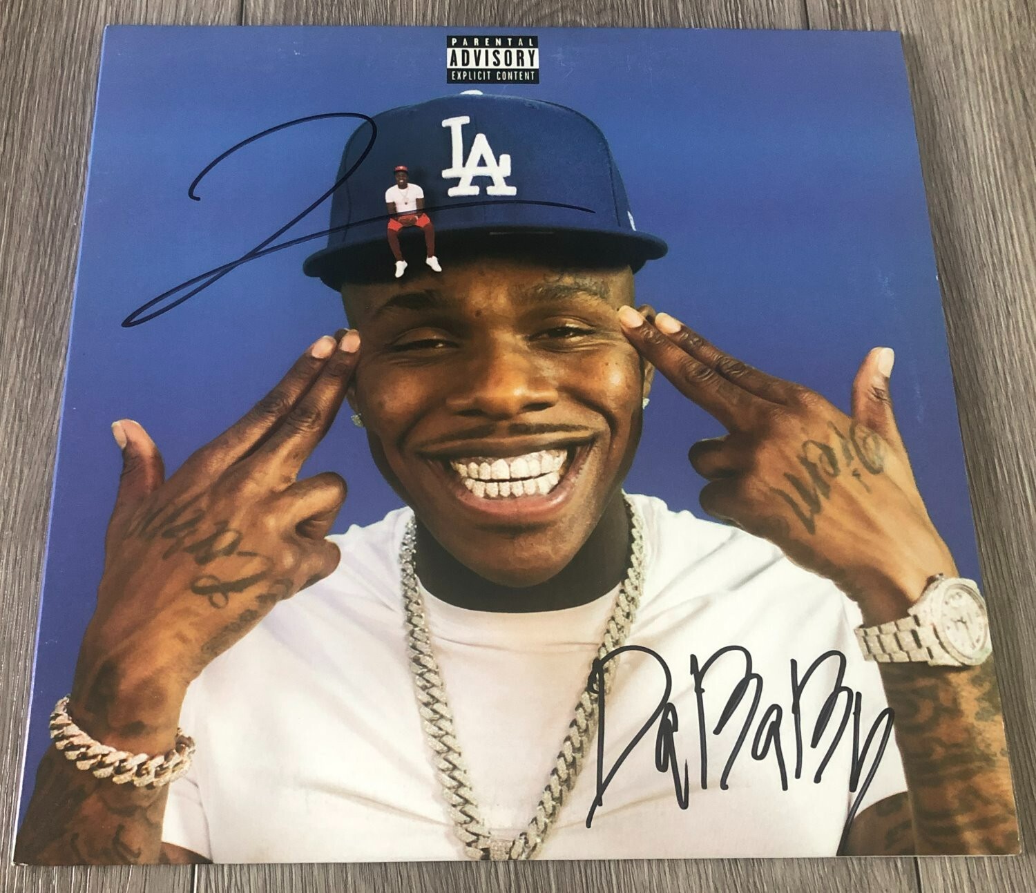 DA BABY SIGNED AUTOGRAPH BABY ON BABY VINYL ALBUM RECORD LP & BECKETT COA