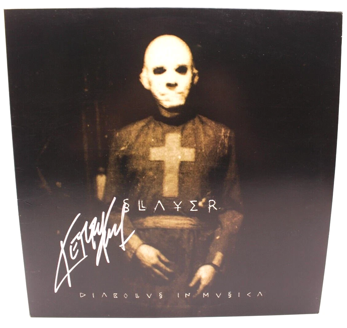Kerry King Signed Slayer Diabolus in Musica Record Album W/Beckett COA BP89602