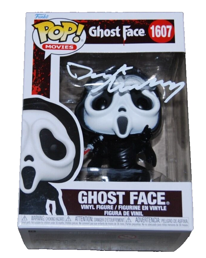 DERMOT MULRONEY signed (SCREAM) Ghost face #1607 Funko Pop BECKETT BAS BP89867