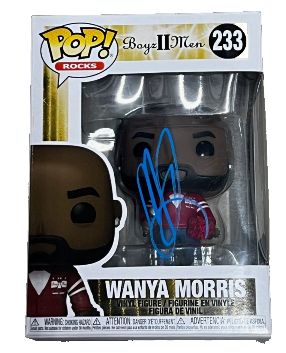 WANYA MORRIS signed (BOYS II MEN) #233 Funko Pop Rocks! BECKETT BAS BP89863