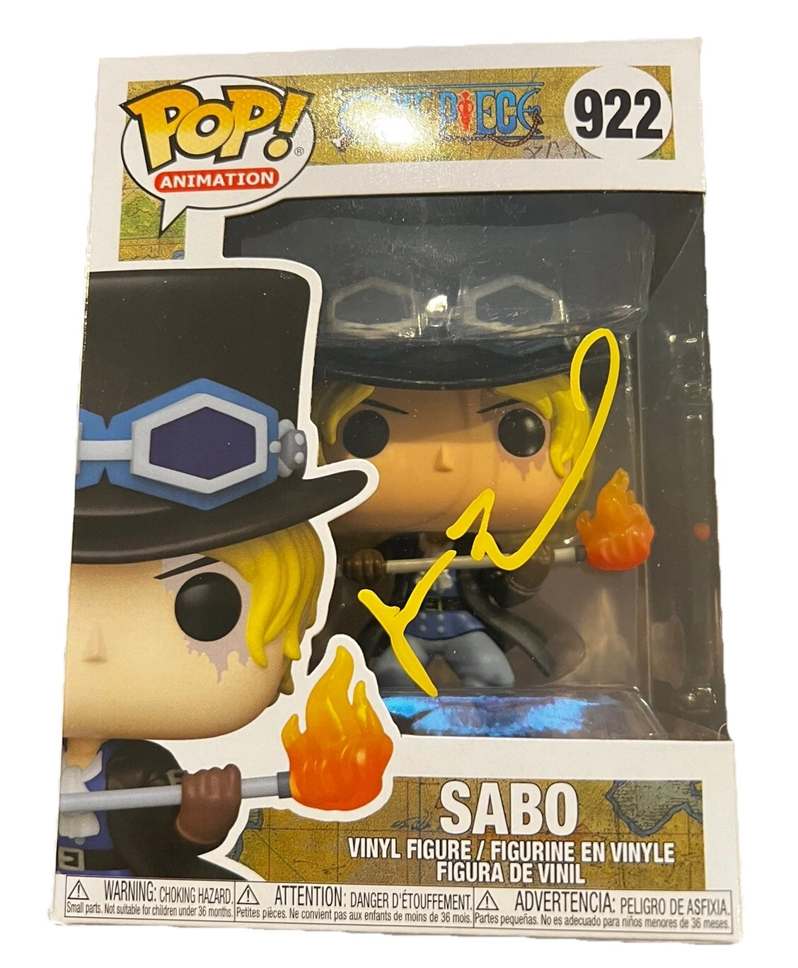 Johnny Yong Bosch Signed (SABO) #922 Funko Pop Animation BECKETT BAS BP09580