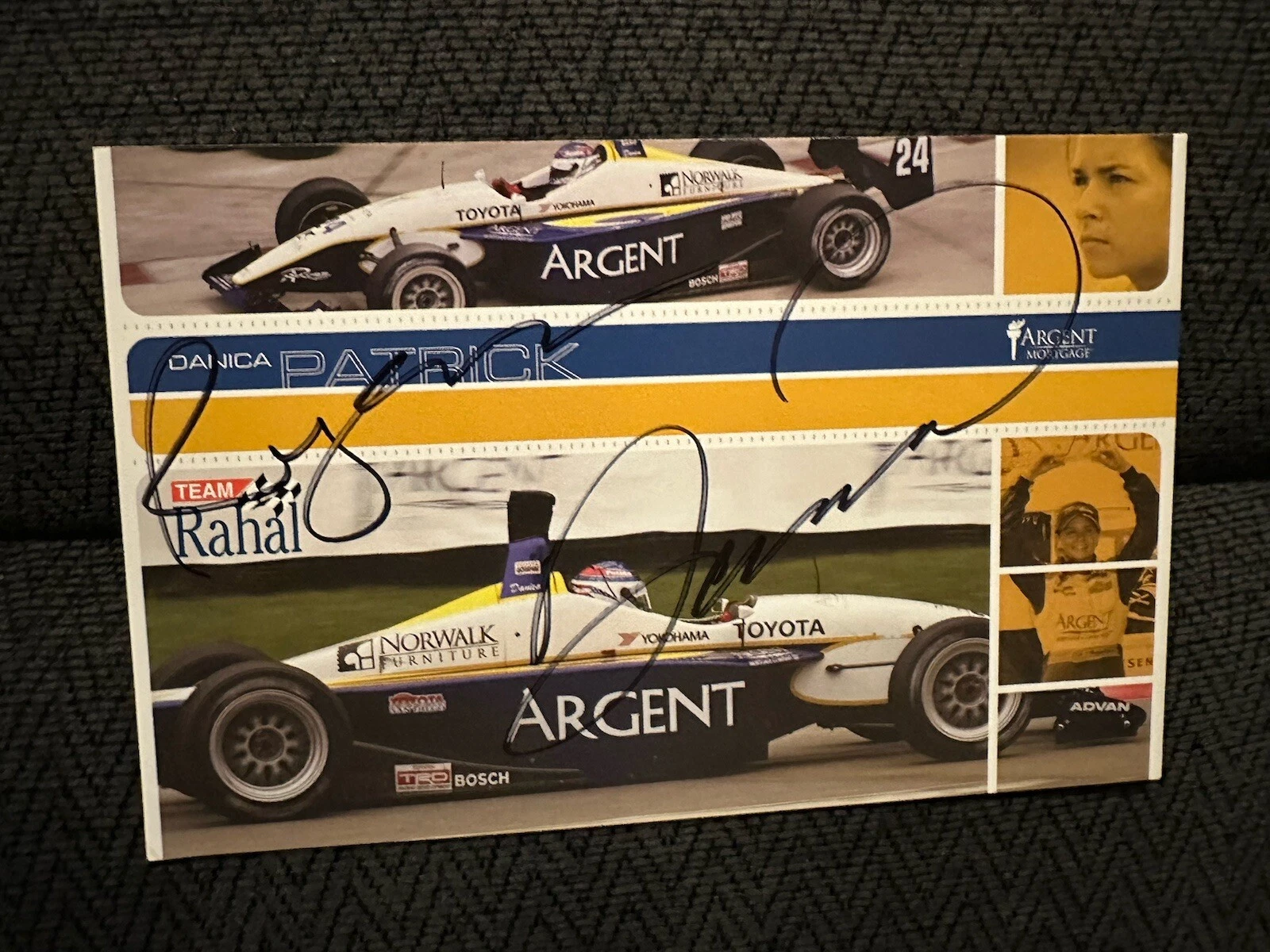 Danica Patrick Promo Card Signed Hero Card Indianapolis 500 Indy Lights RC 2004