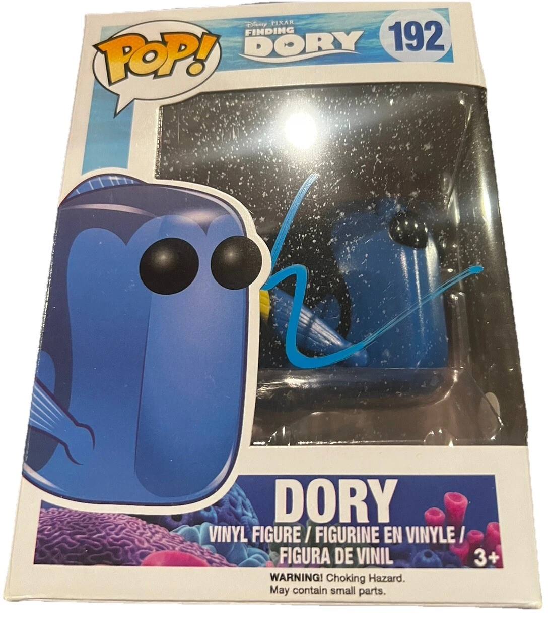 ELLEN DEGENERES signed (FINDING DORY) Nemo #192 Funko Pop Disney ACOA SD27369