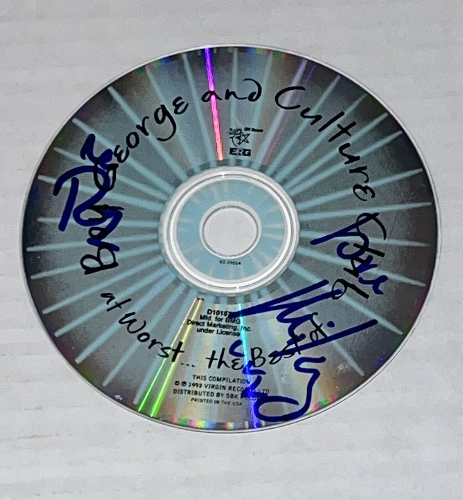 Roy Hay & Mikey Craig signed Culture Club CD autographed Beckett COA