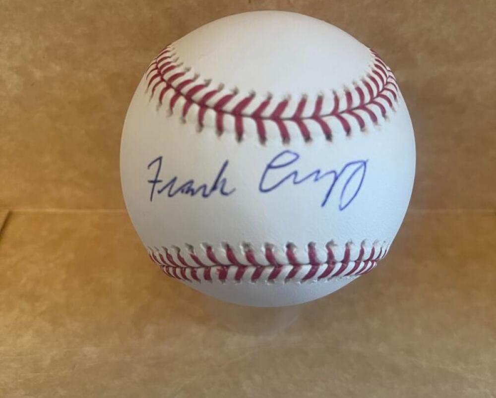 FRANK LINZY GIANTS/PHILLIES SIGNED AUTO M.L. BASEBALL BECKETT AUTH
