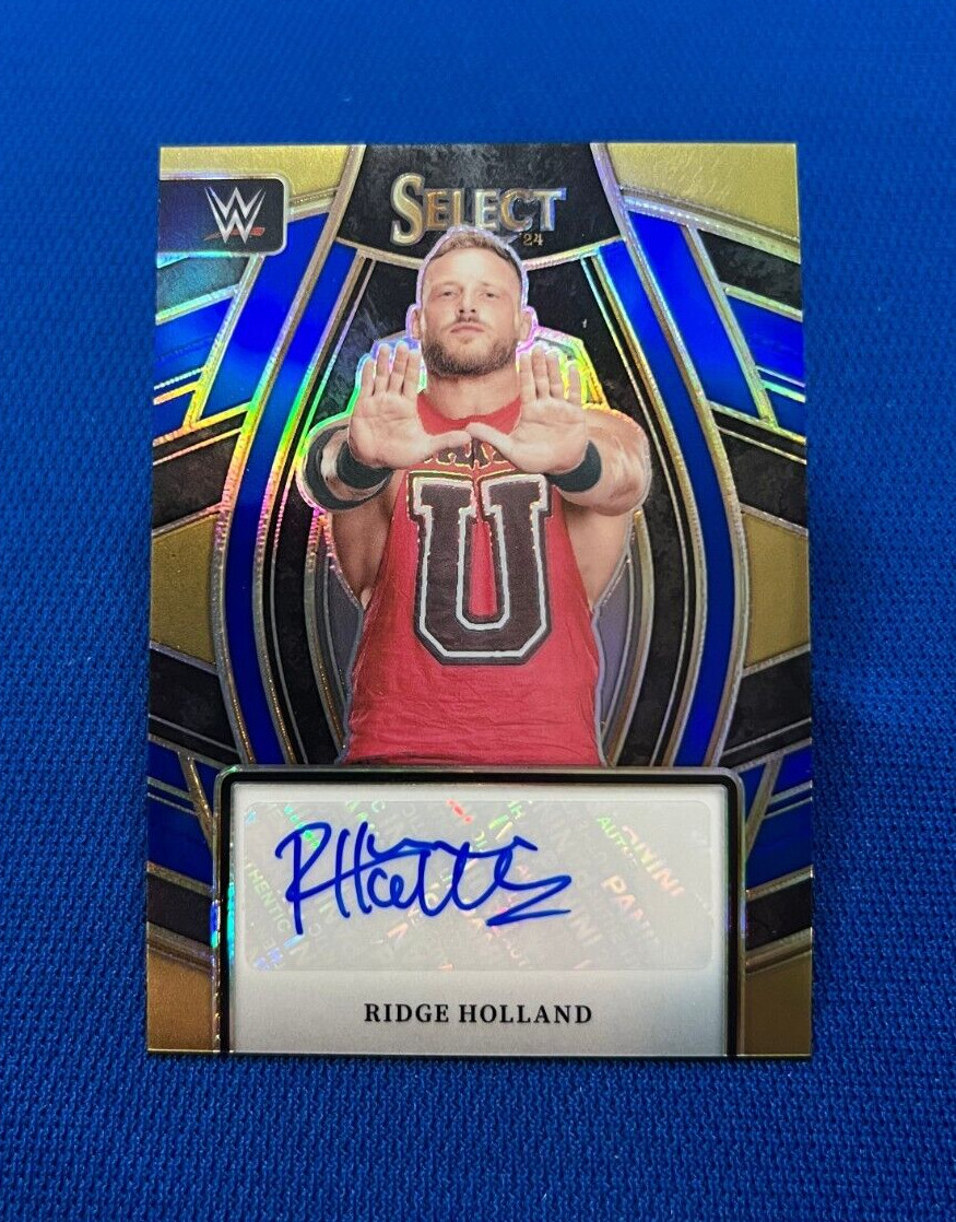 2024 PANINI SELECT RIDGE HOLLAND NXT AUTO SIGNED PRIZM CARD /49 #SL-RHL
