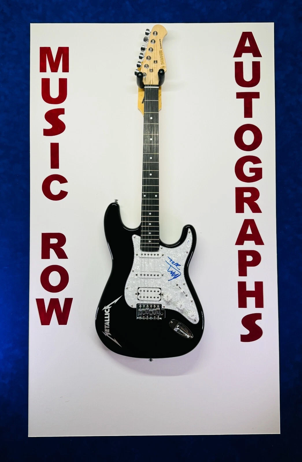 JASON NEWSTED Signed Electric Guitar Autograph ACOA/JSA Metallica