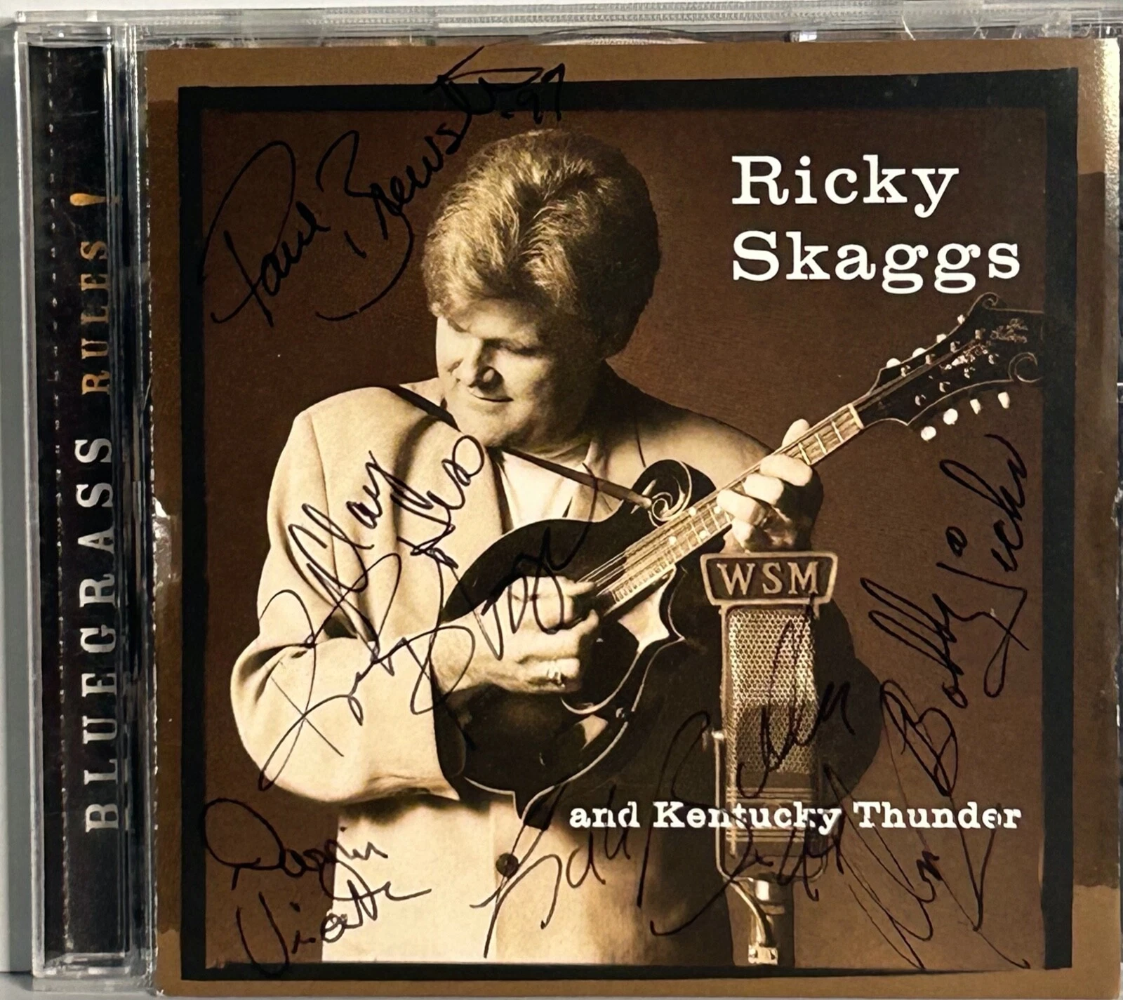 RICKY SKAGGS Signed Autograph CD 
