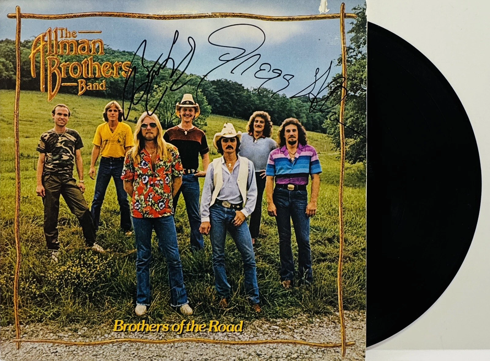 GREGG ALLMAN TRUCKS Signed Autograph Vinyl LP 