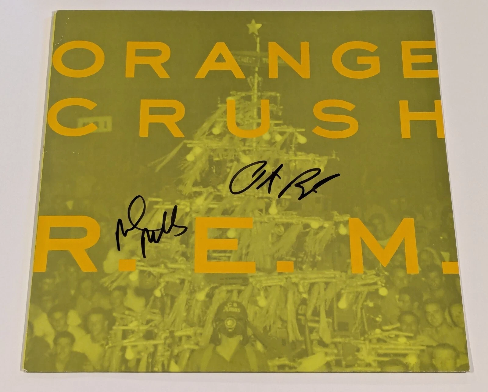 R.E.M. PETER BUCK MIKE MILLS signed 