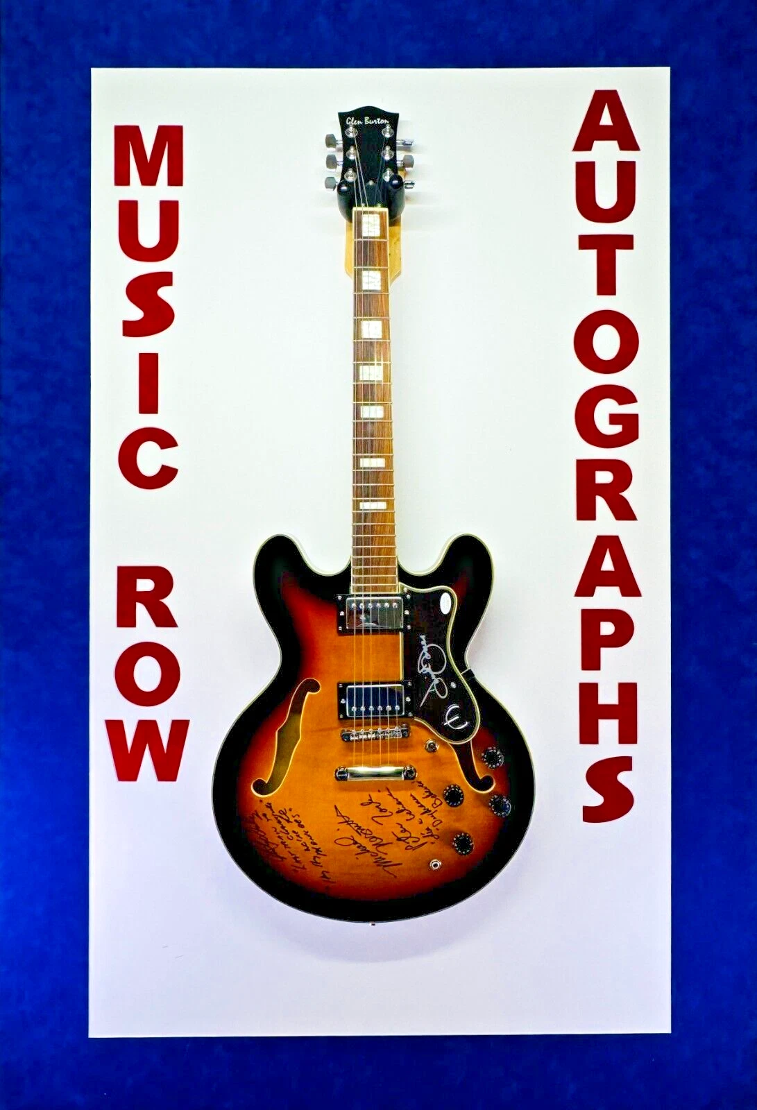 THE MONKEES Signed Autograph Electric Guitar JSA LOA Nesmith Dolenz Jones Tork