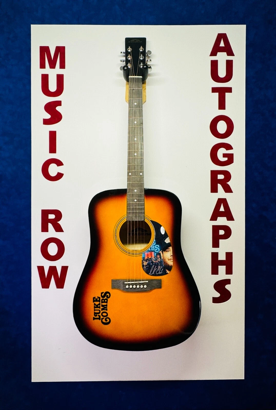 LUKE COMBS Signed Autograph Acoustic Guitar JSA COA