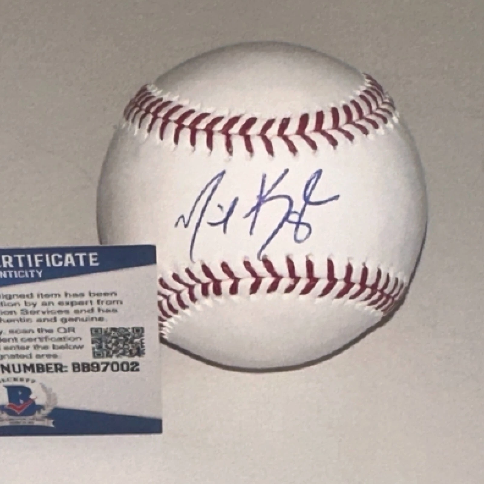 MICHAEL KOPECH (Los Angeles DODGERS) Signed Official MLB Baseball w/ Beckett COA