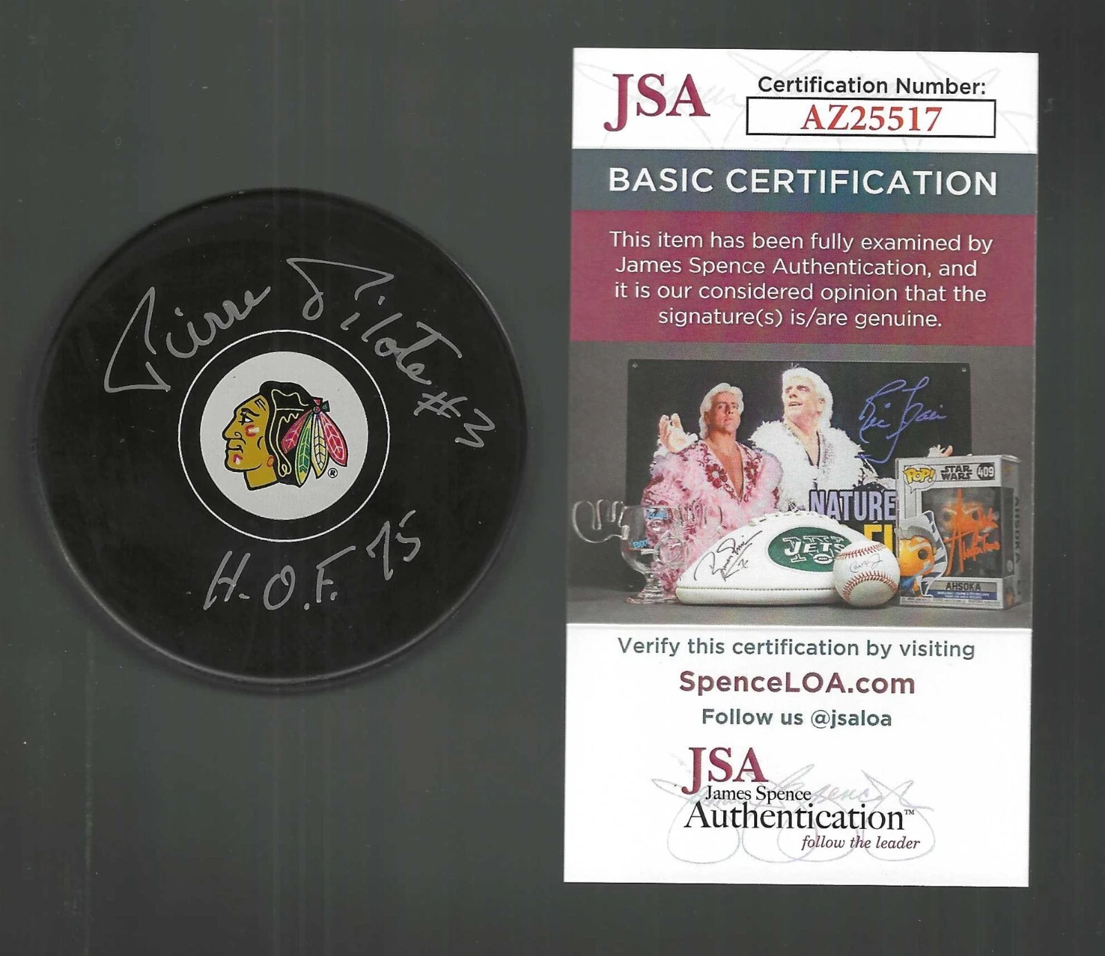 Pierre Pilote Signed & Inscribed 