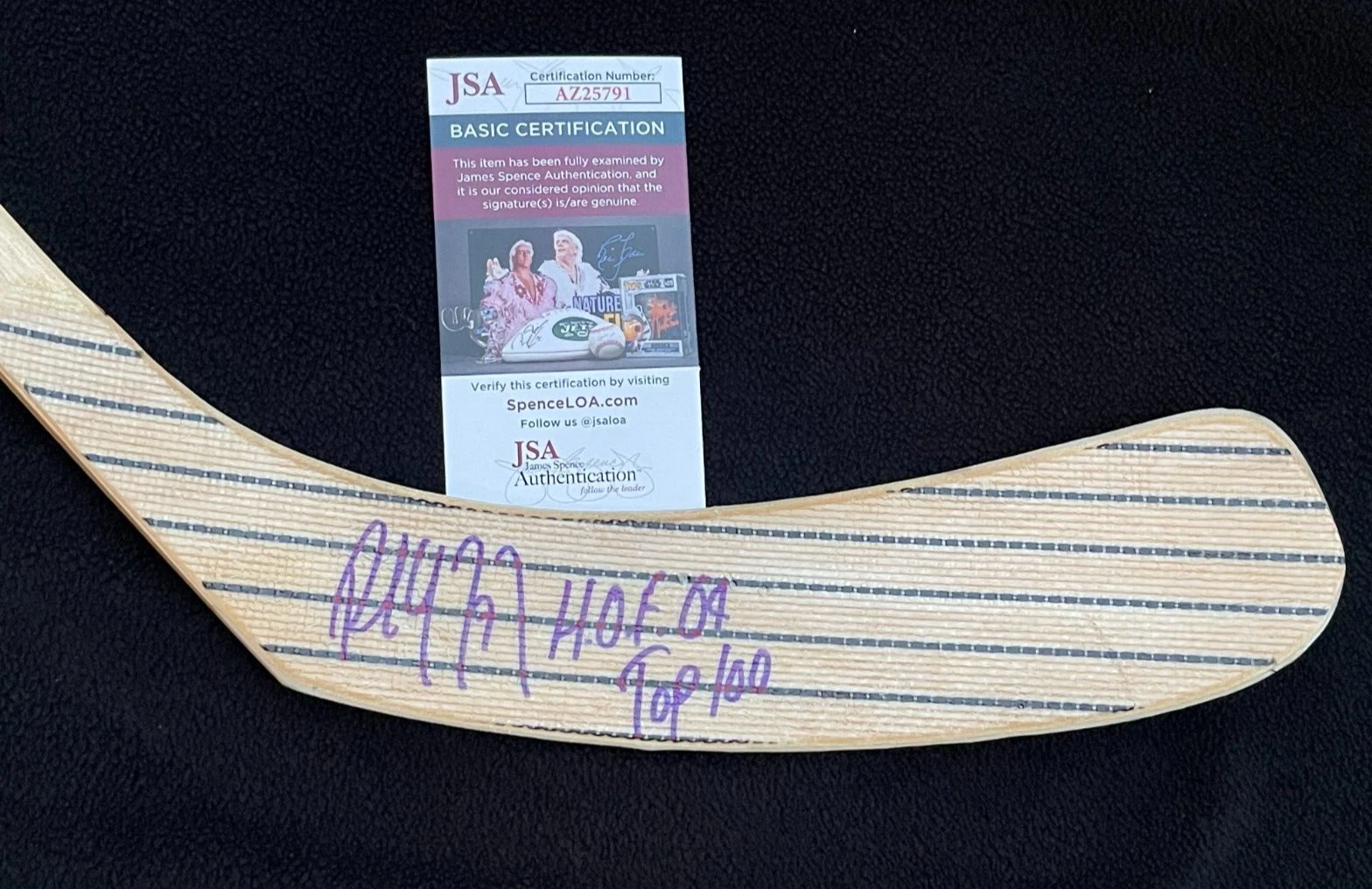 Paul Coffey Signed & Multi-Inscribed Detroit Red Wings Sunoco Stick JSA COA