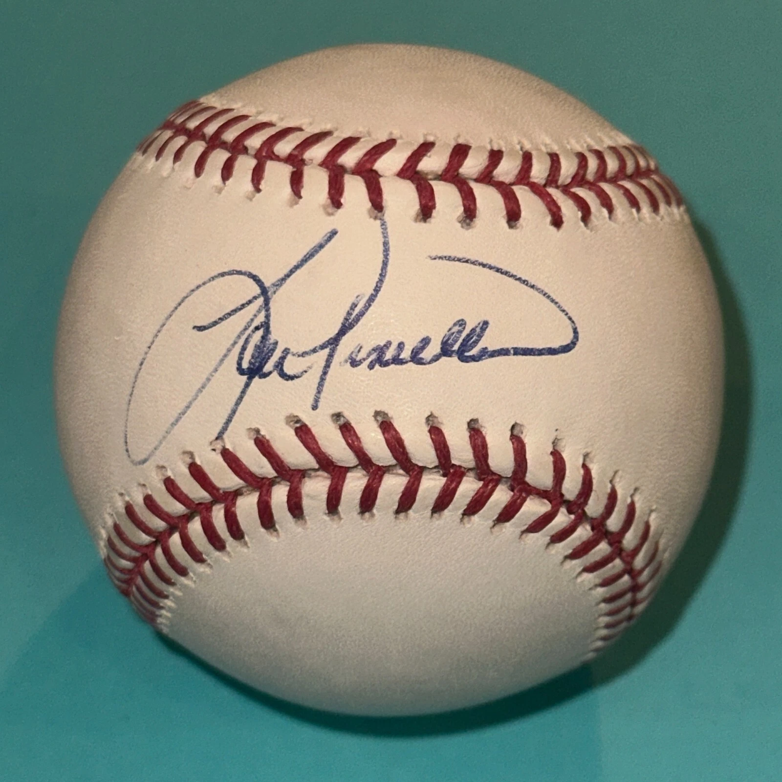 LOU PINIELLA (New York YANKEES) Signed Official MLB Baseball Beckett Auth. (BAS)