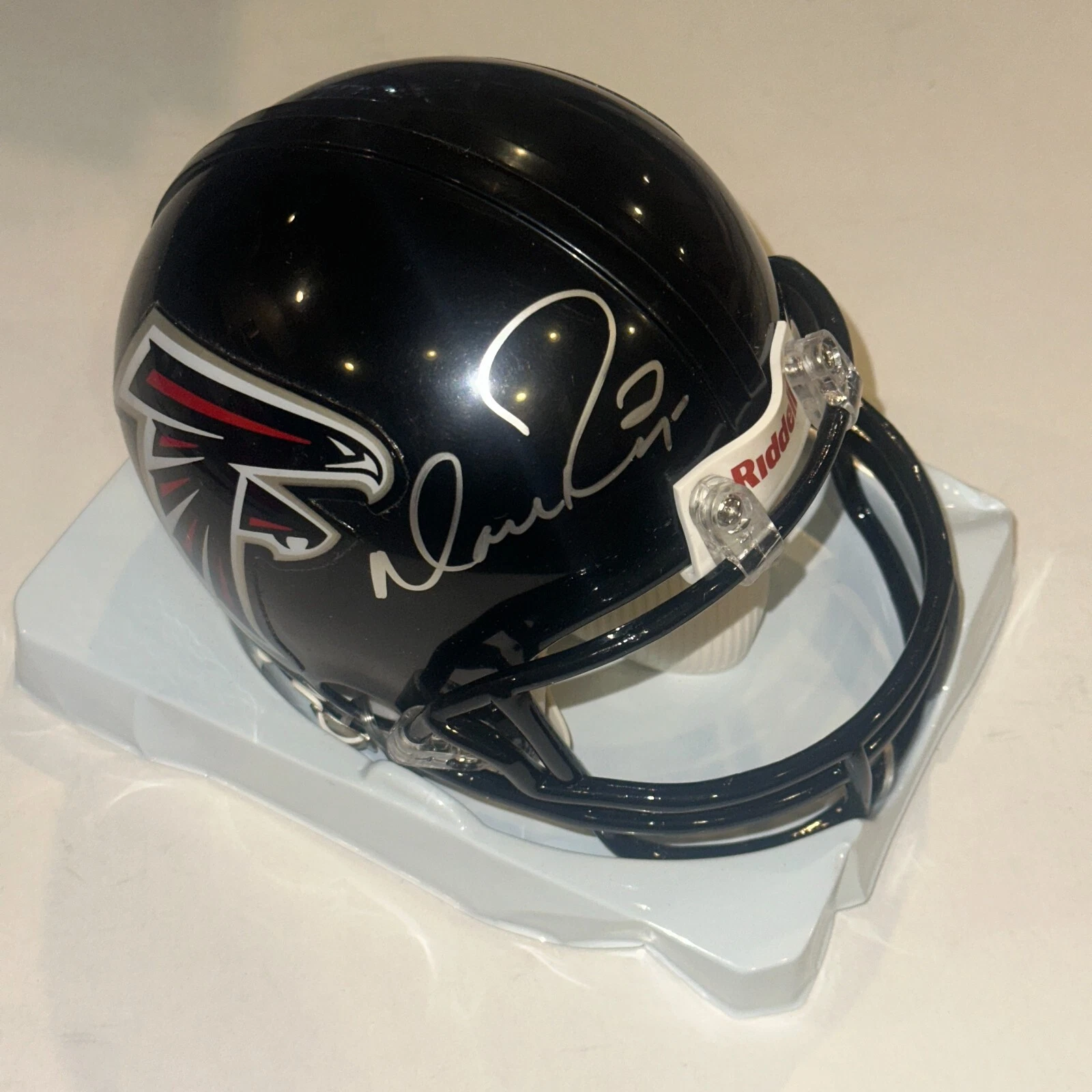 MATT RYAN Signed Atlanta FALCONS VSR4 Mini-helmet Beckett (BAS)
