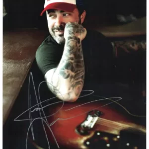 Aaron Lewis signed 8x10 photo JSA Autographed Country