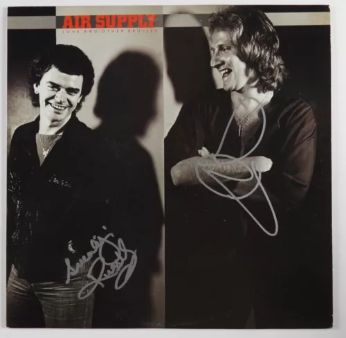 Air Supply JSA Signed Autograph Record Vinyl Graham Russell Hitchock