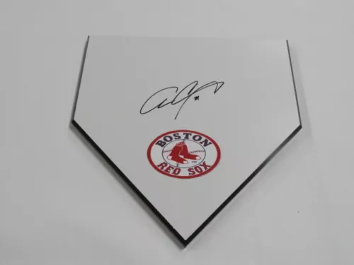 ALLEN CRAIG SIGNED HOME PLATE BOSTON RED SOX AUTOGRAPHED EXACT PROOF COLLECTIBLE MEMORABILIA