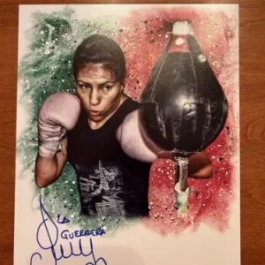 ANA MARIA TORRES SIGNED AUTOGRAPH 8X10 PHOTO PICTURE COA BOXING CHAMP HOF MEXICO