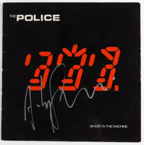Andy Summers Signed The Police Ghost in the Machine Album COA Proof Autographed Vinyl Andy Summers Signed The Police Ghost in the Machine Album COA Proof Autographed Vinyl