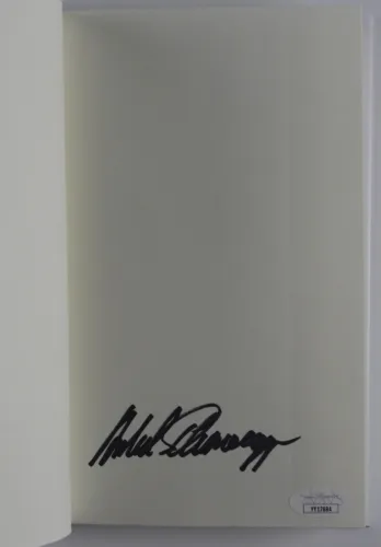 ARNOLD SCHWARZENEGGER JSA AUTOGRAPH SIGNED BOOK BE USEFUL SEVEN TOOLS FOR LIFE COLLECTIBLE MEMORABILIA