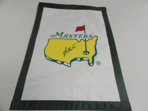 BEN CRENSHAW SIGNED UNDATED MASTERS GARDEN FLAG 2-TIME WINNER 1984 1995 RARE