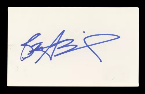 BETH BRODERICK SABRINA THE TEENAGE WITCH SIGNED 3×5 INDEX CARD BAS #AD70121 COLLECTIBLE MEMORABILIA
