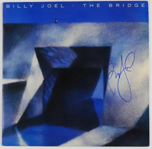 BILLY JOEL BECKETT SIGNED AUTOGRAPH THE BRIDGE ALBUM LP COLLECTIBLE MEMORABILIA
