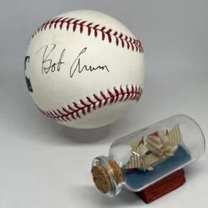 Bob Arum signed Rawlings OML Baseball JSA COA Boxing Promoter Auto A3083