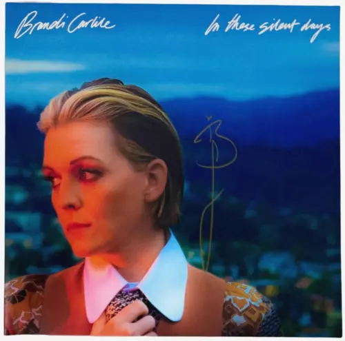 Brandi Carlile Signed In These Silent Days Album Proof COA Autographed Vinyl Star Brandi Carlile Signed In These Silent Days Album Proof COA Autographed Vinyl Star