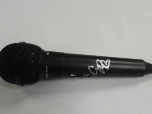 CASSADEE POPE SIGNED MICROPHONE THE VOICE WINNER HEY MONDAY PROOF