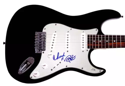 CHEECH & CHONG SIGNED X2 GUITAR CHEECH MARIN TOMMMY CHONG ACOA COLLECTIBLE MEMORABILIA
