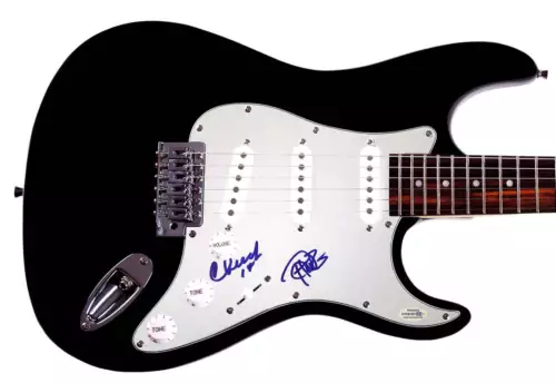 CHEECH & CHONG SIGNED X2 GUITAR CHEECH MARIN TOMMMY CHONG ACOA COLLECTIBLE MEMORABILIA