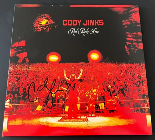 CODY JINKS SIGNED AUTOGRAPH RED ROCKS LIVE VINYL ALBUM W/PROOF & BECKETT BAS COA COLLECTIBLE MEMORABILIA